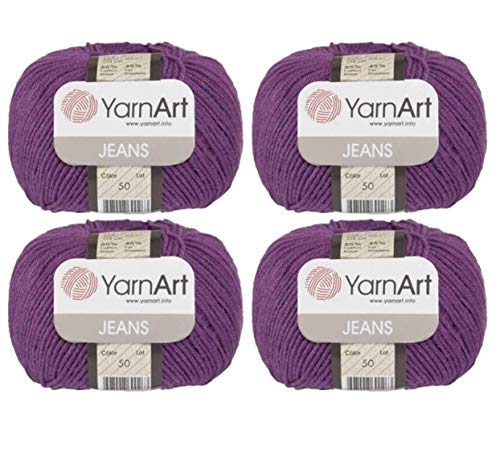 Image of YarnArt Cotton Blend Amigurumi Yarn - Cotton Acrylic Blend Yarn for Knitting & Crochet, Soft & Durable Yarn for Amigurumi, Baby Items and Garments