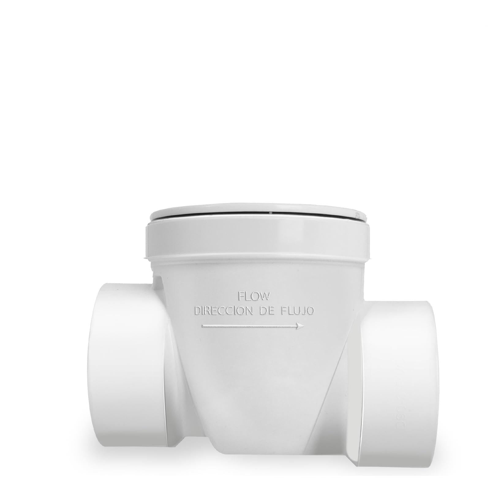 3" Backflow Preventer Vavle,3 Inch Backwater Check Valve, Drain Backflow Preventer Valve Prevents Sewage and Rainwater from Flowing Back