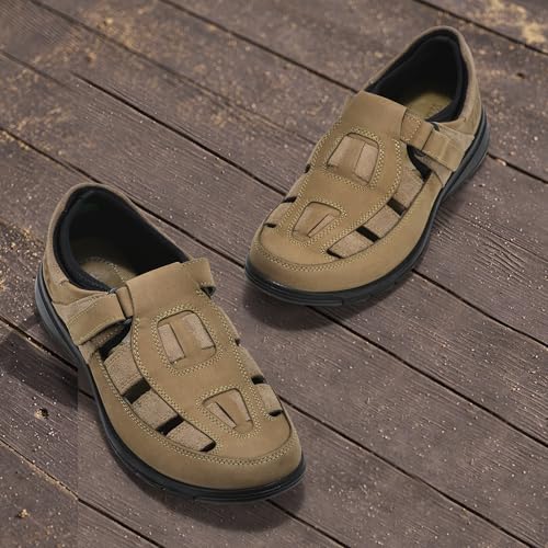 Image of Woodland Men's Leather Sandal