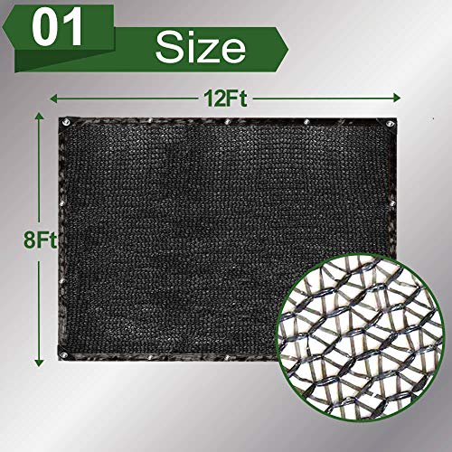 Vensovo 30% Sunblock Shade Cloth Net Black Resistant thumb #1
