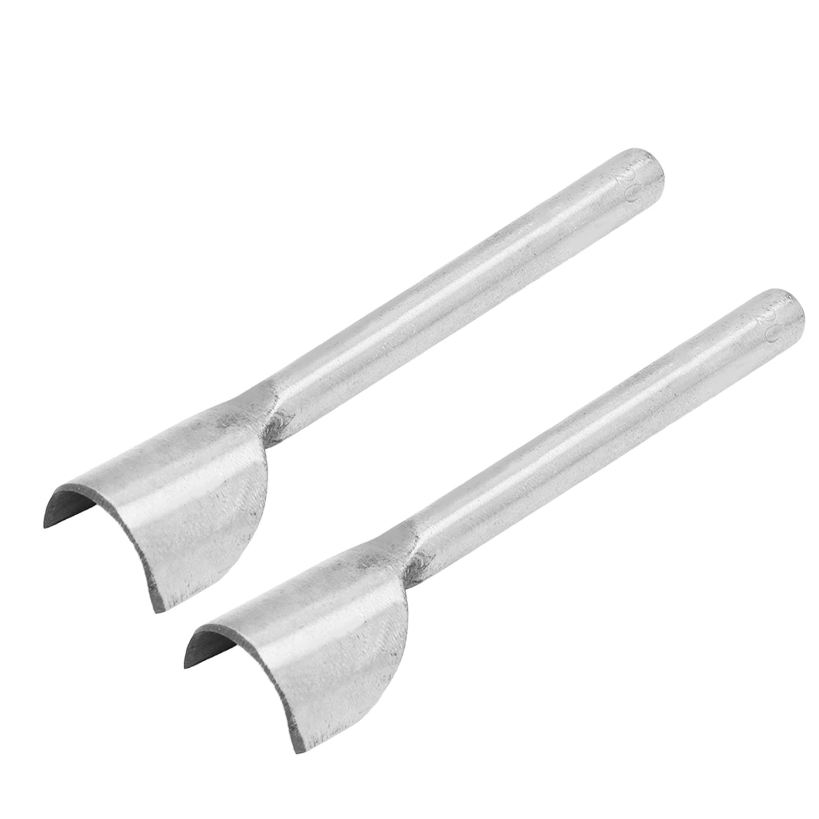 Generic Semi -round in Pelle Snijder, Lunghezza 100 Mm 2 Pezzi Strumento di Punzonatura Acciaio per Fare -sé (20MM)