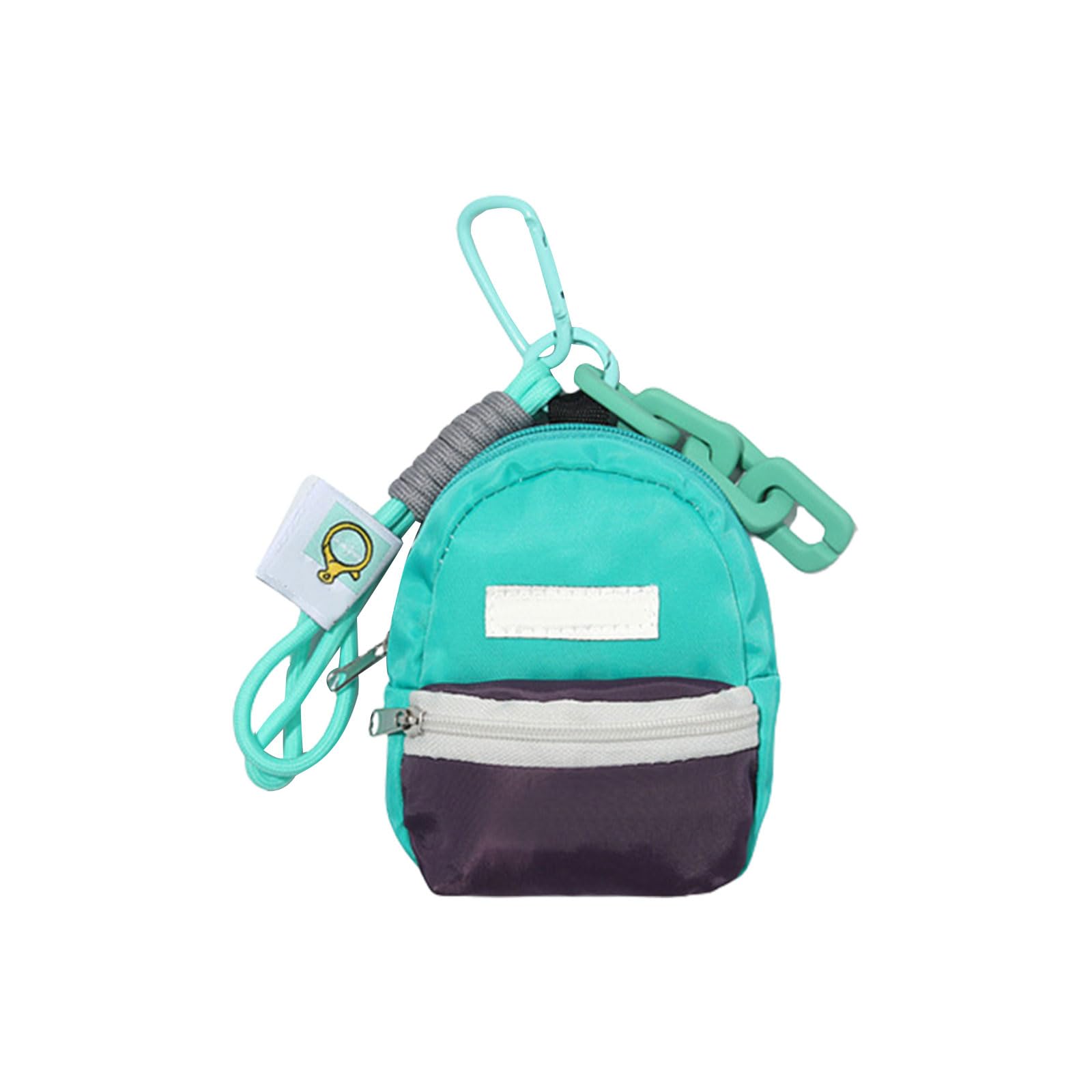 yanwuwa Colorful Backpack Keychain Accessory Practical Miniature Backpack Keychain Unique Key Holder For Daily Necessities