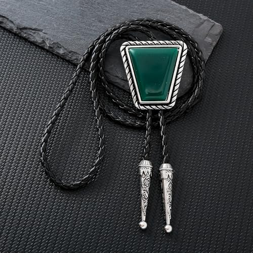 Image of Btilasif Bolo Tie for Women, Scorpion Bolo Tie Vintage Western Cowboy Stone Leather Neckties, Cowboy Gifts for Men