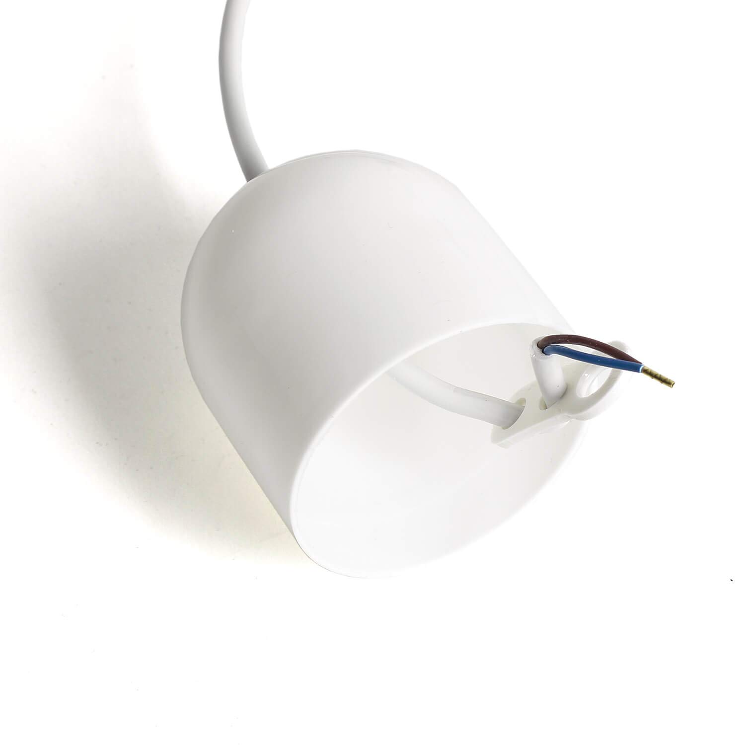 Lampa wisząca szklana ADANIA biała okrągła Ø 30 cm Vintage Design lampa wisząca kuchnia wyspa kuchenna