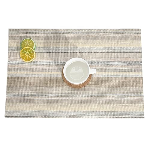 Set de table imperméable vert et doré de 30x45 cm pour repas de fête