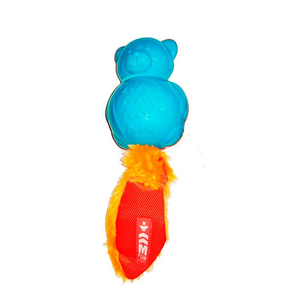 M-PETS ON/OFF TEDDY KÖPEKLER İÇİN KAUÇUK OYUNCAK BLUE/ORANGE