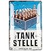 Produktbild Nostalgic-Art Retro Blechschild, 20 x 30 cm, Tankstelle  Geschenk-Idee für Bier-Fans, aus Metall, Vintage Design mit Spruch