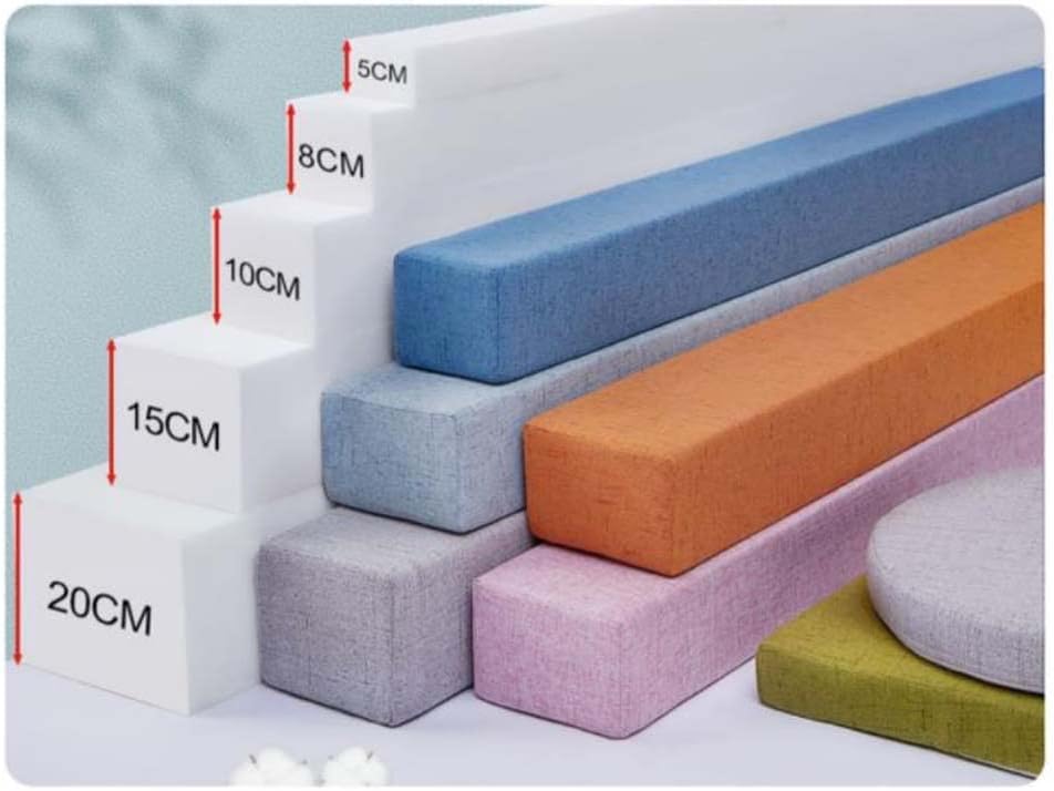 YURRO Long Bed Gap Filler for Single/Double/King Bed,Soft Gap Headboard Pillow Bedside Protection Cushion,120cm/150cm/180cm/200cm,Thick Armrest Pillow Sofa Support