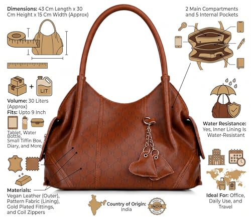 Image of Fostelo Women's Style Diva Satchel Tote Handbag for Women | Ladies Purse | Stylish Shoulder Bag | Gift For Women