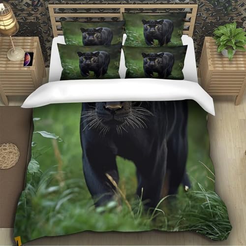 Housse de couette panthère noire : le cadeau idéal pour garçon