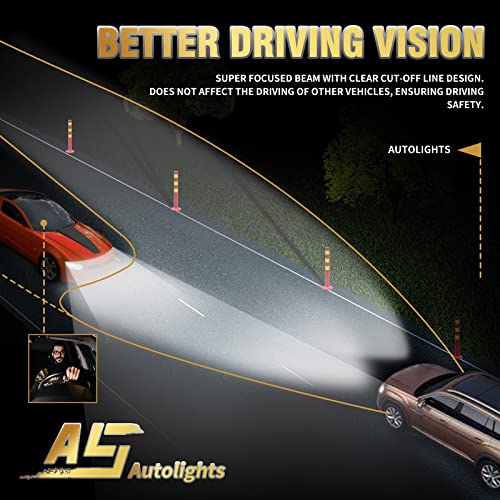 AS Headlights Assembly Replacement for 2012 2013 2014 Toyota Camry L/Se/Le/Xle/Hybrid Black Housing Amber Reflector Clear Lens Driver and Passenger Side - Image 6