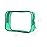 Clear Pouch Small, Clear Makeup Bag, 6.6x2.3x4.7 Size TSA Approved Toiletry Bag, Clear Travel Bags for Toiletries, Clear Cosmetic Bag for Women and Men Small-1 Pack Green