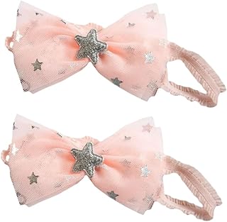ibasenice 2 Pçs Faixa De Cabelo Infantil Arco De Bebê Faixa De Cabelo Infantil Faixa De Cabelo De Laço De Bebê Faixa De Cabelo De Princesa Infantil Arco Anel De Cabelo Infantil Faixa De