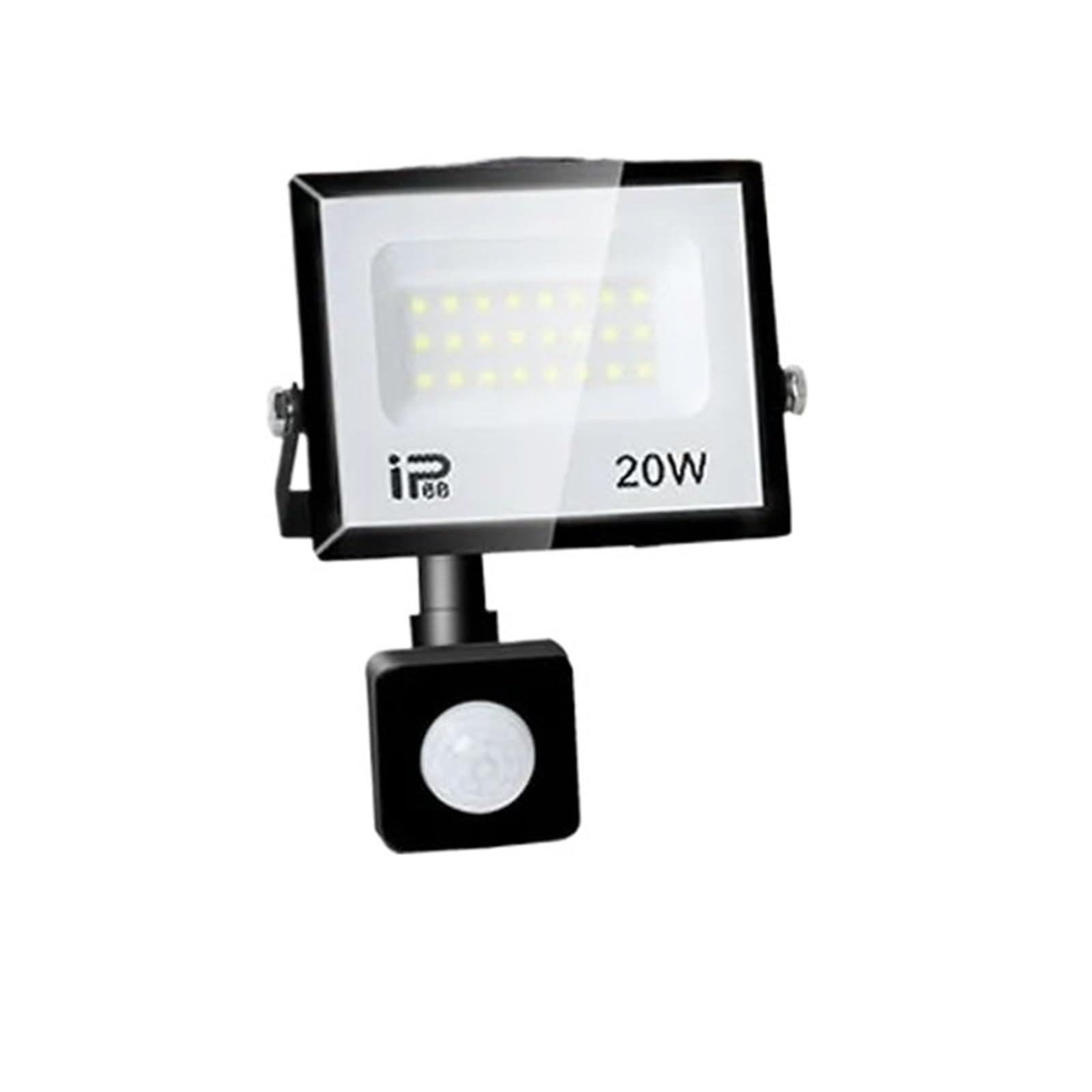 Ljljcqcns Cold White Led Motion Sensor Floodlight Outdoor Wall Light White Light 150W 100W 50W 30W 20W Ip66 Waterproof Led Spotlight For(,220V(175-265V)_20W)