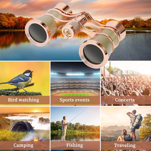 Binoculares Opera Glasses 3X25 Mini con Cadena miniatura 5