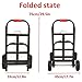 Stainless Steel Folding Grocery Trolley with Anti Puncture Silent Wheel and 150 kg Capacity Shopping Cart for Industrial Warehouse Travel (Style #6) (Style #1)