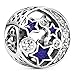 Pandora Charm trinket 791992CZ Femmes Vintage Silver Night Sky
