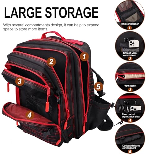 Image of LHI Tactical Military Backpack for Men 25L /45L Large Molle Army Assault Pack 3 Day Hiking Rucksack With Bottle Holder