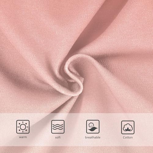 Joisal Coral Pink Linen Gradient Panties Little Girl Girls Underwear Toddlers Cotton Pattern Underpants Briefs 2t3