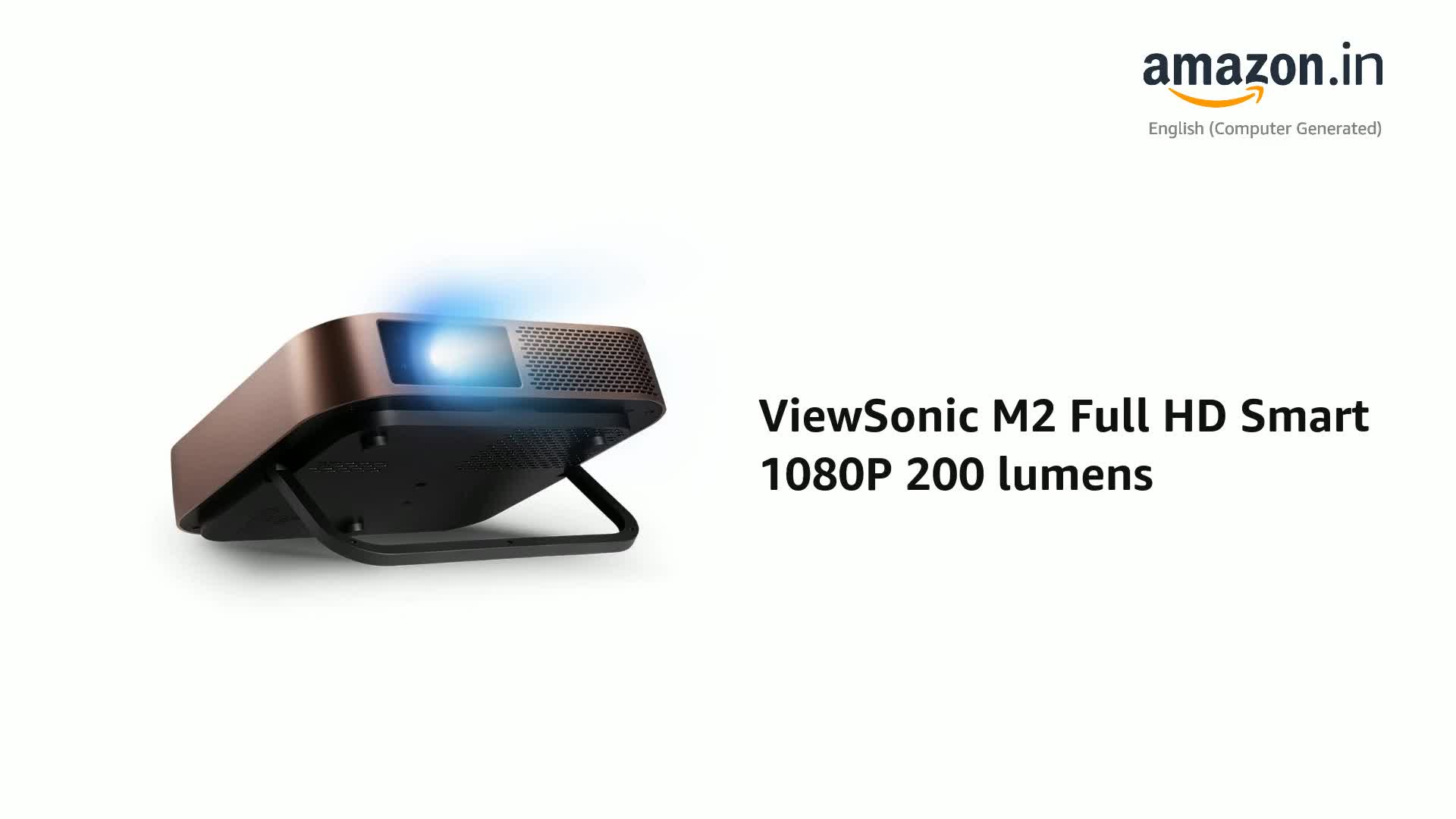 ViewSonic M2 プロジェクター本体 ViewSonic M2 (1920x1080) Resolution LED Projector, 1200 lumens