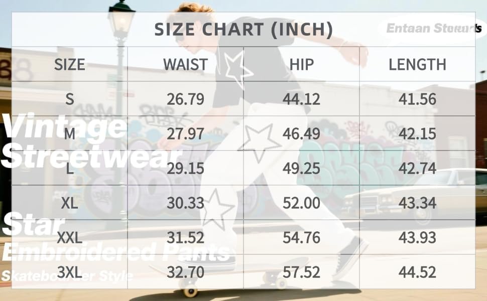 AIFARLD Men's Baggy Sweatpants Y2K Casual Pants Striped Star Lightweight Dance Streetwear Wide Leg with Pocket - Image 7