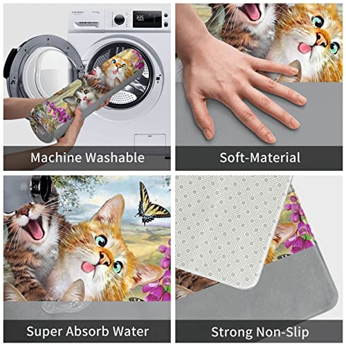 Paillasson chat mignon pour embellir votre entrée extérieure et chambre - 4