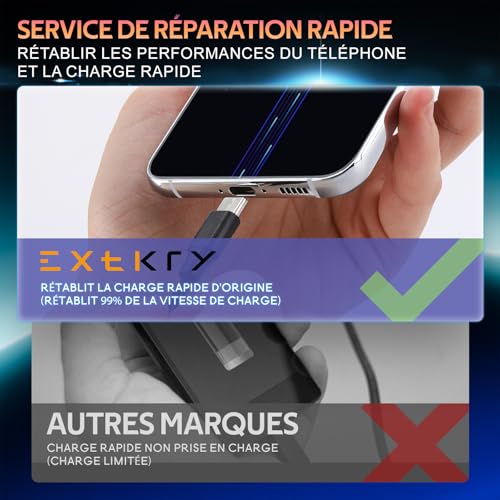 Kit Réparation Connecteur de Charge Samsung M52 5G USB-C avec Micro Intégré - 3