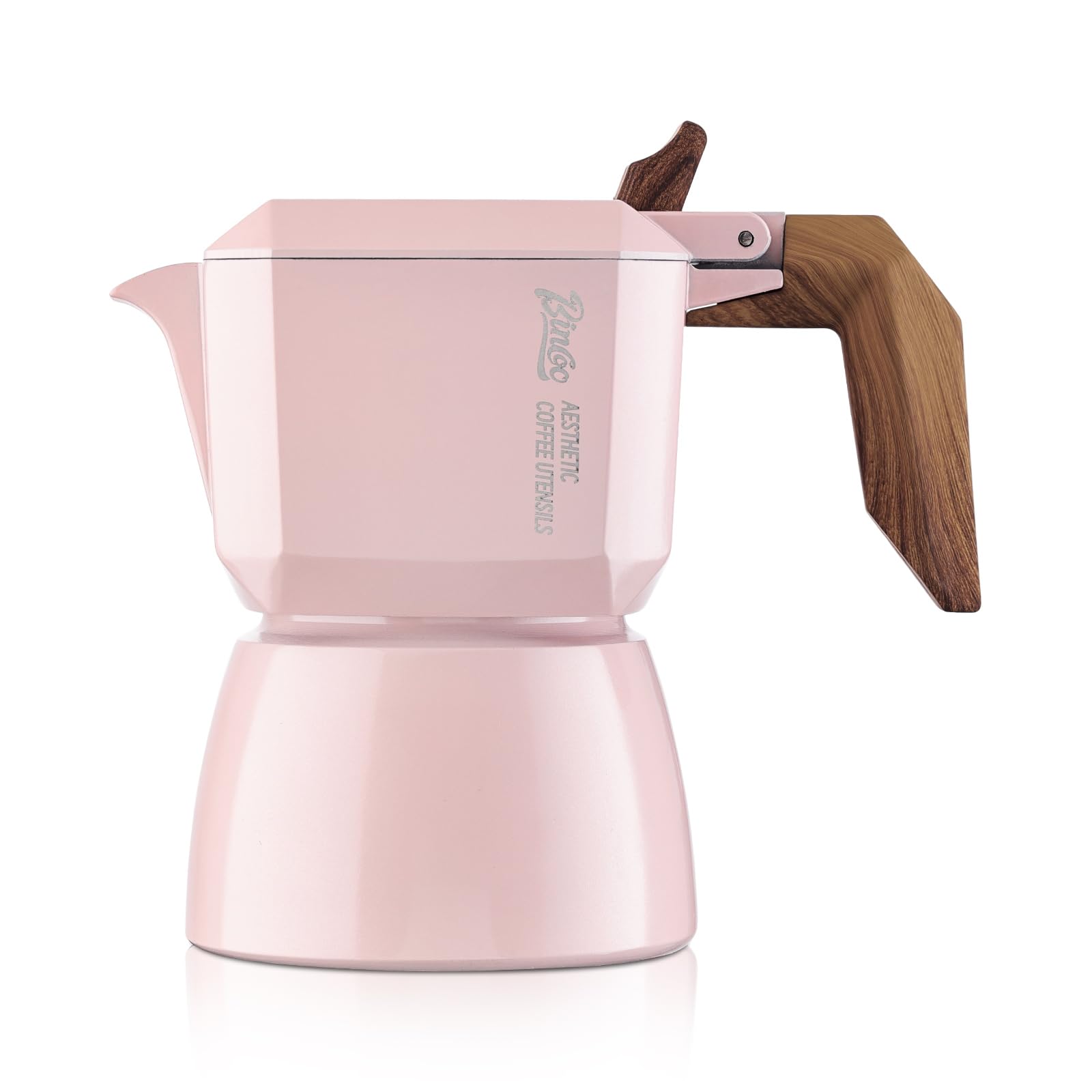 Amazon.com: Bincoo Pink Espresso Maker Stovetop, Moka Coffee Pot