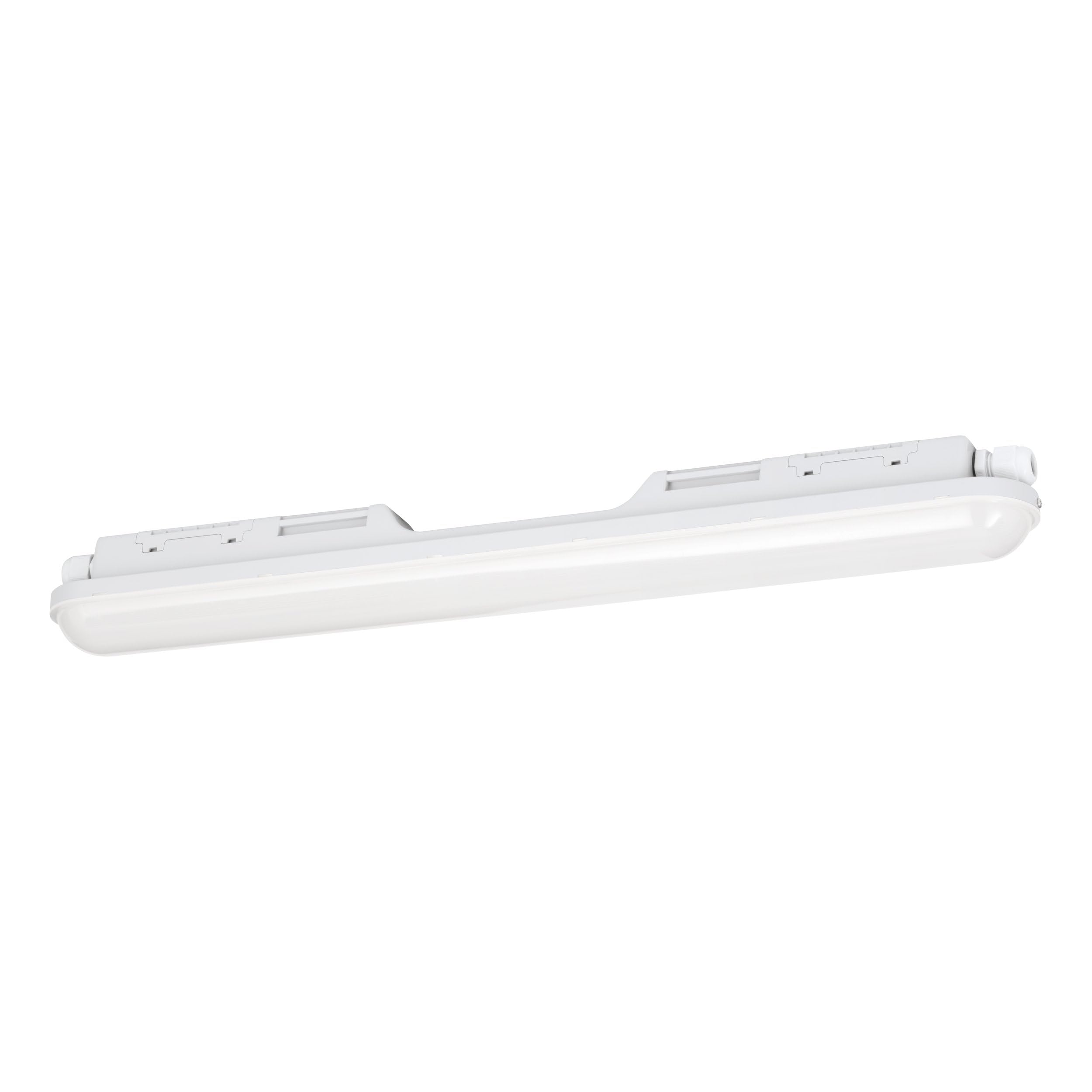 Eglo LED Ceiling lamp Pro LED-E, Through-Wiring Possible, 2500 Lumens, Basement and Garage Lighting, Tube Light Fixture, Damp-Proof luminaire, 54 cm, Neutral White, IP65