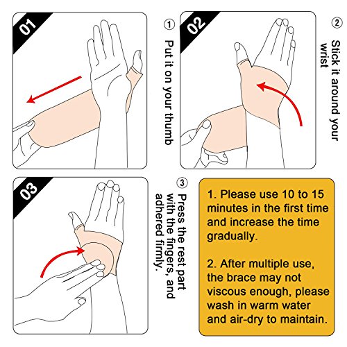 Gel Wrist and Thumb Support New Generation Wrist Pain Relief Braces Gel