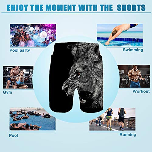TUONROAD Costume da Bagno Uomo 3D Costumi Bermuda