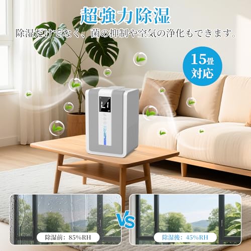 Panovol 除湿機 小型【2025革新版・除湿力アップ】 DH06 の商品画像 1