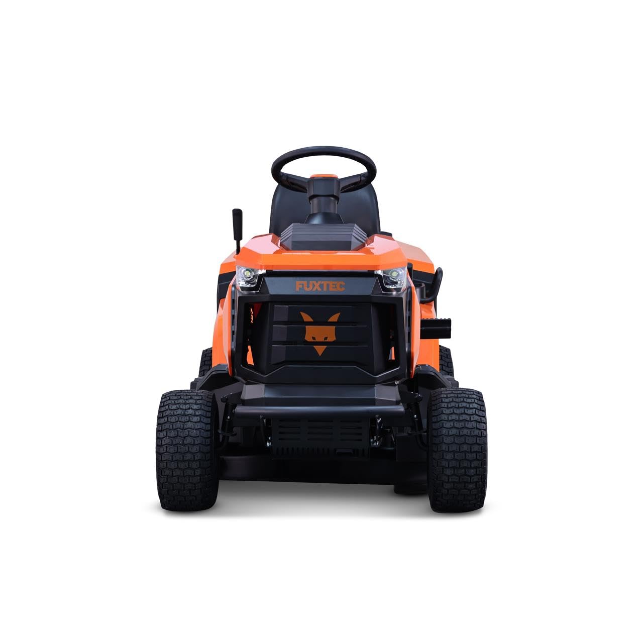 Tractor cortacésped FUXTEC FX-RMT84M, Ancho 83 cm, 6 Alturas, Motor Gasolina, Cambio Manual, recogedor 280 L y función de siega Marcha atrás