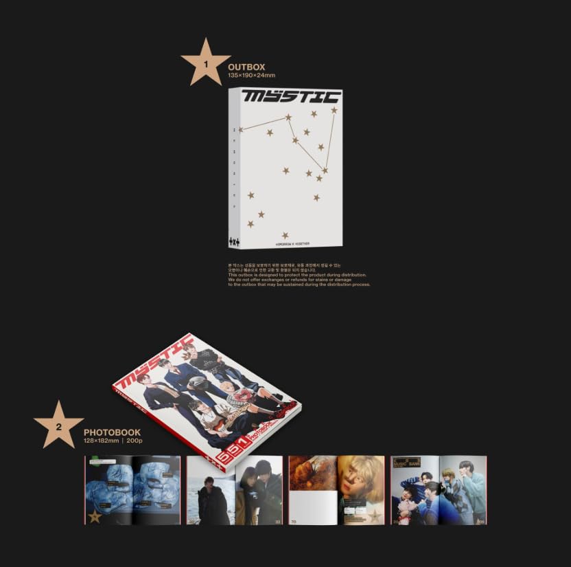 公式 TXT memories MYSTIC 未開封 ヨンジュン スビン 付き 公式 TXT