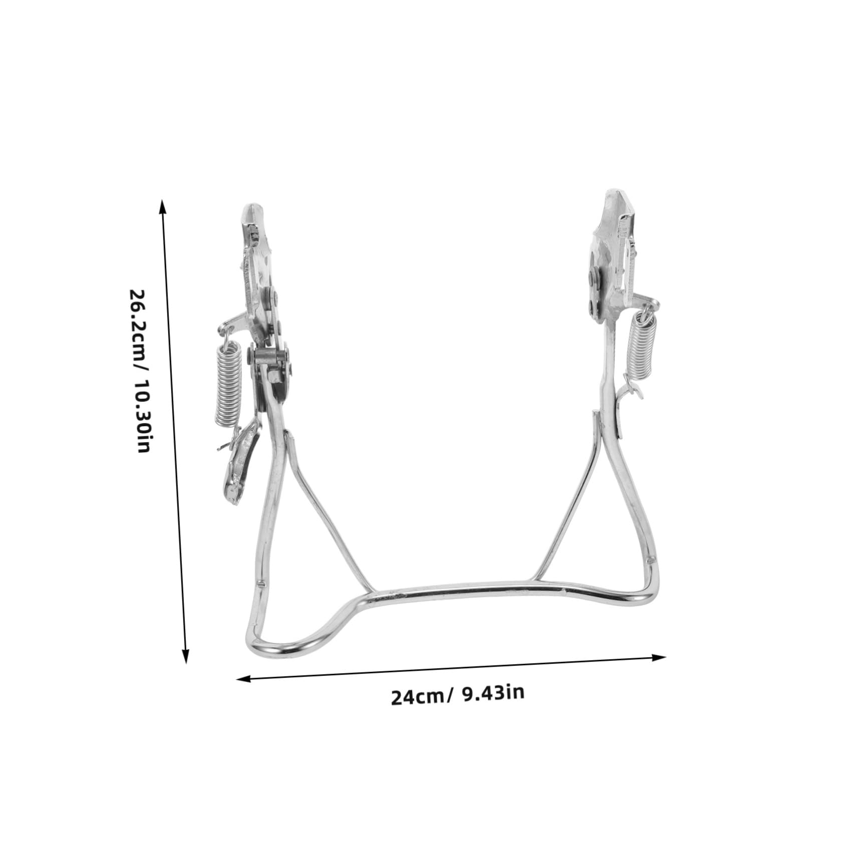 Anneome Béquille Double Réglable en Acier pour Électrique Support Stable et Solide pour Stationnement Accessoire de Scooter Électrique Compatible Divers Modèles
