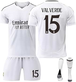 新品タグ付き レアル・マドリード 24-25 レプリカユニフォーム バルベルデ adidas レアルマドリード 24/25 ユニフォーム ホーム 半袖