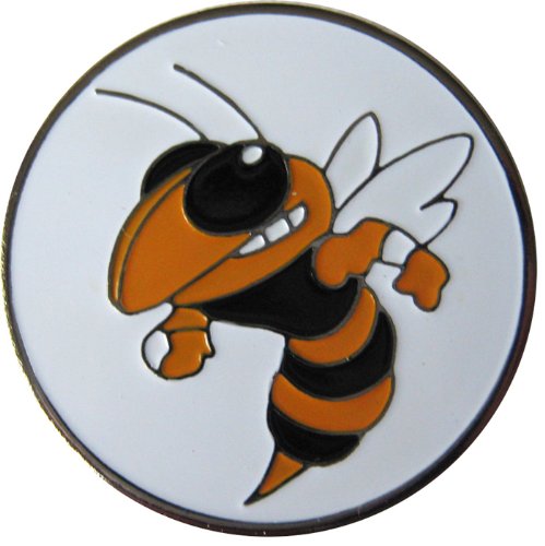 Garden Golf Ball Marker with Magnetic Hat Clip | Raised Metal, Hand-Painted, Durable Design for Golf Enthusiasts