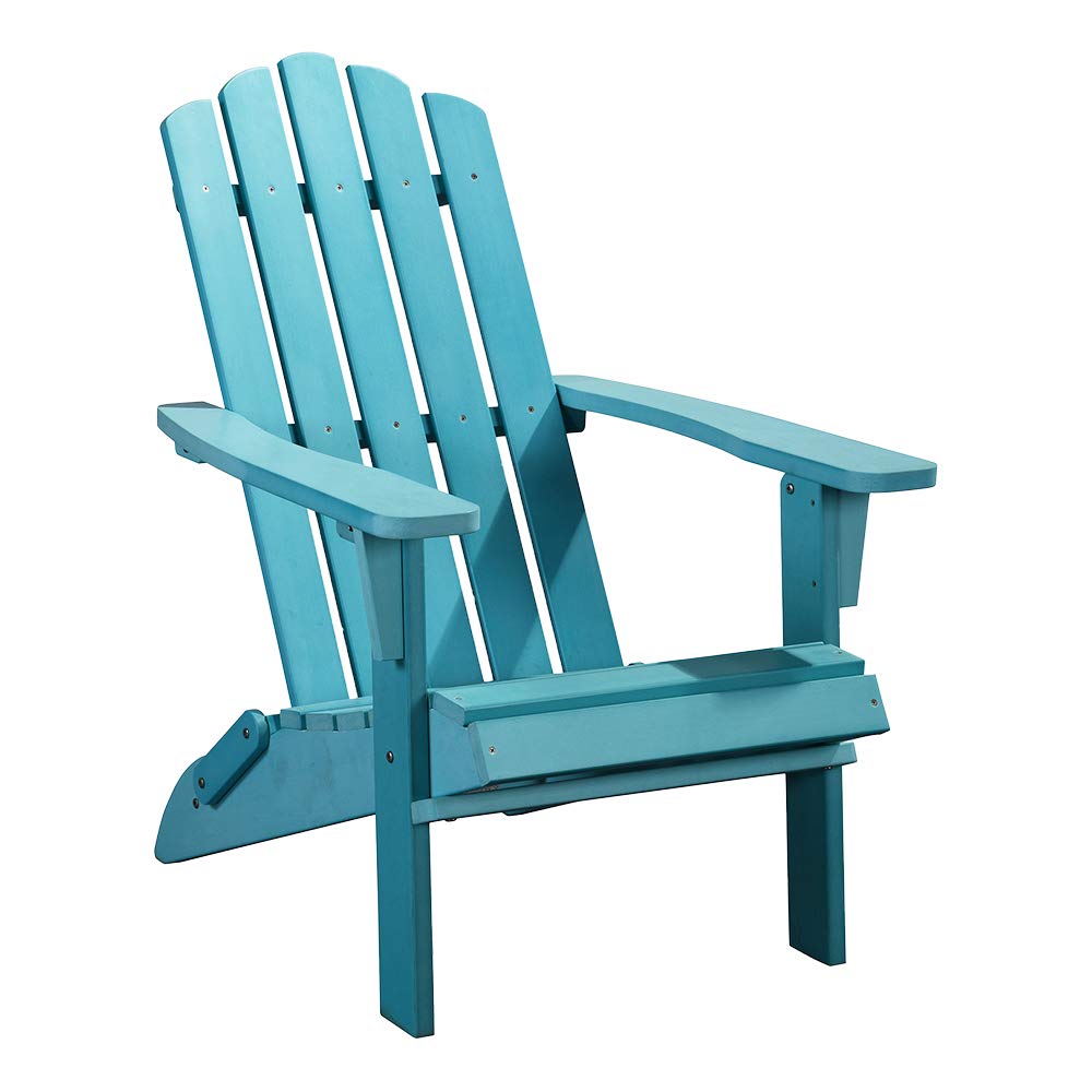 Folding Adirondack Chair - All Weather Resistant - Premium Poly Lumber - Hips Plastic Adirondack Chair - Outdoor Chair for Patio, Lawn, Fire Pit, Deck, Garden, Backyard, & Porch