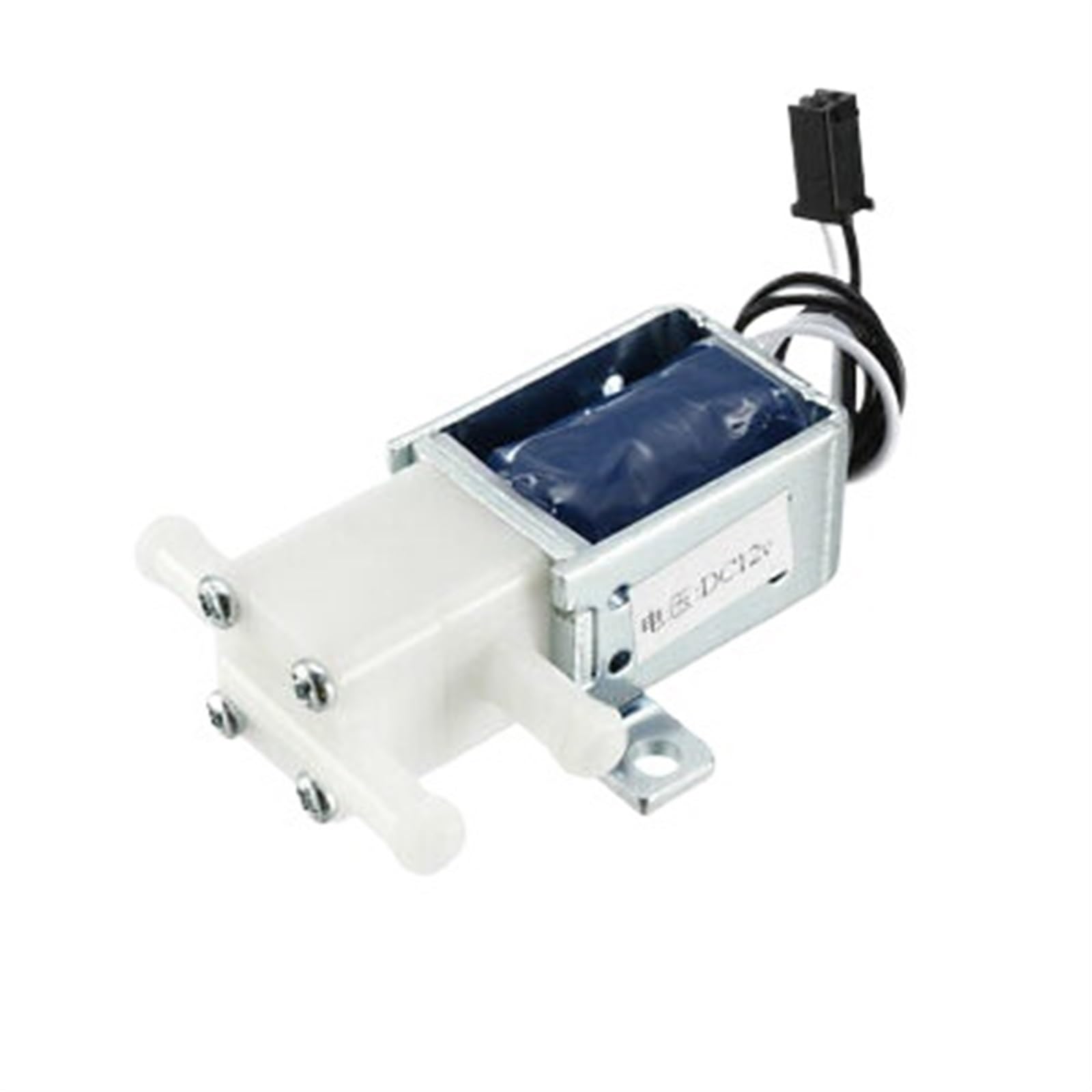 1 x 3-drożny mini zawór elektromagnetyczny 2-pozycyjny 12 V DC 0,17 A elektrozawór wody i powietrza