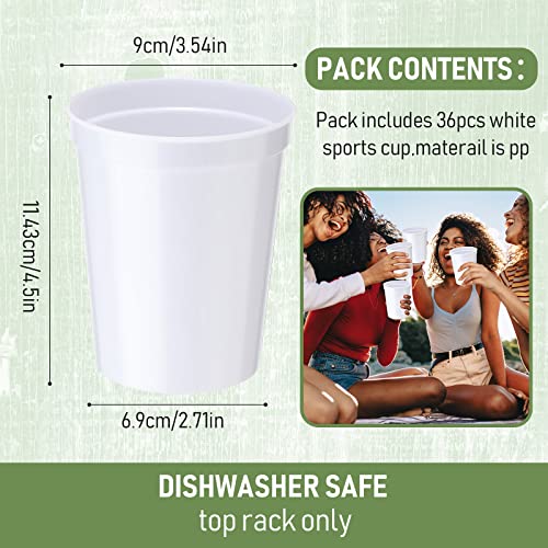 image for Yungyan 16oz Stadium Plastic Cups Blank Reusable Drink Tumblers Stadiu