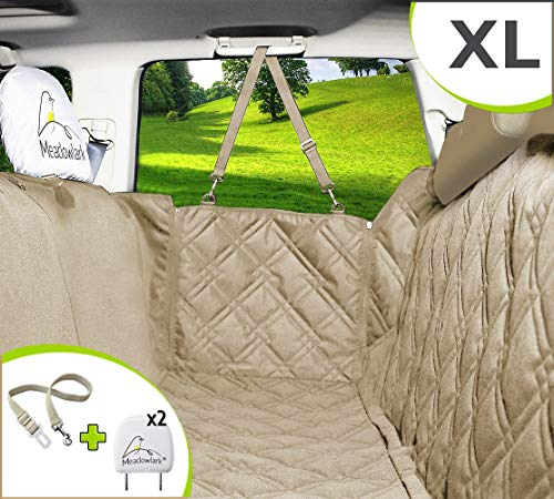 Meadowlark XL Premium Pet Car Seat Cover | Durable Back Seat Protector for Dogs