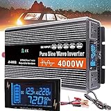 ✔【Alta Calidad】 este es un inversor sinusoidal de alta calidad verdaderamente puro, estable y eficiente. Puede convertir DC12v / 24v / 48v / 60v / 72v a AC 220V / 230v. Proporciona una potencia continua de 1500w / 2000w / 2500w / 3000w y una potencia máxima de 3000w / 4000w / 5000w / 6000w. La corriente de salida se puede utilizar en varios dispositivos para convertirla en el último cargador de viaje para viajes en coche, vacaciones o lugares de trabajo remotos.