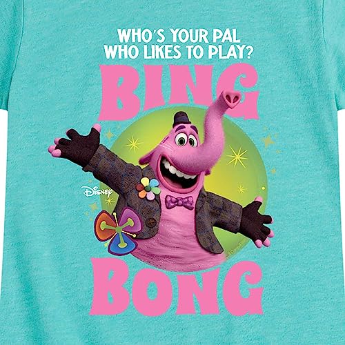 Disney Inside Out - Your Friend Bing Bong - Toddler and Youth Girls Short Sleeve Graphic T-Shirt3
