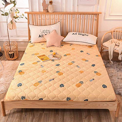 Tatami - Colchón de suelo plegable con acolchado suave y antiescaras para dormir, 120 x 190 cm