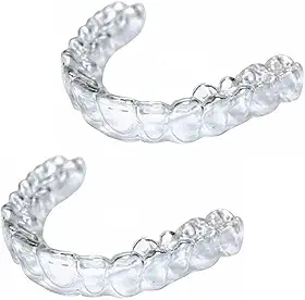 Mountain Placas Anti Bruxismo Dental Termo-Moldável com Estojo Higiênico - Adulto - Transparente - Guarda-Dentes