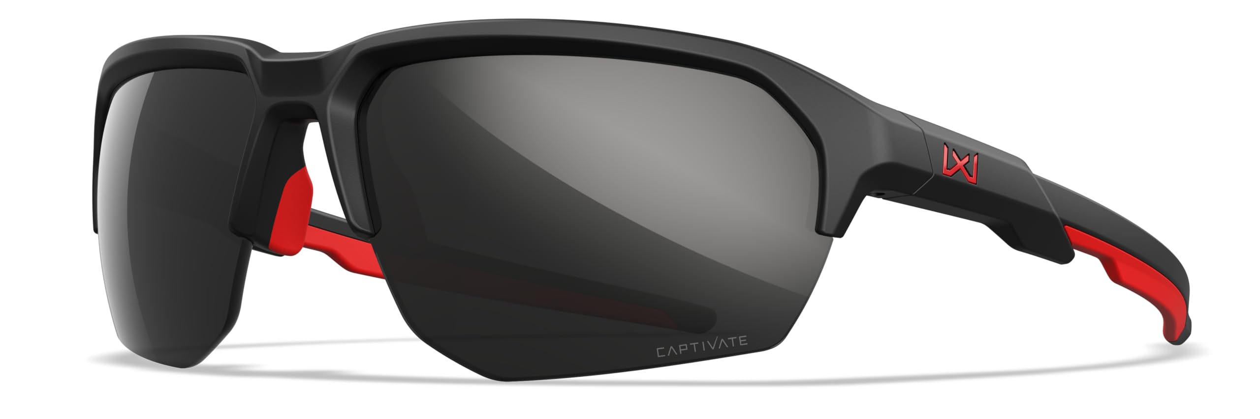 Wiley X JAKL Balistyczne okulary przeciwsłoneczne, okulary ochronne dla mężczyzn i kobiet, ochrona oczu przed promieniowaniem UV do fotografowania i na zewnątrz (czarna matowa czarna gumowa oprawka z