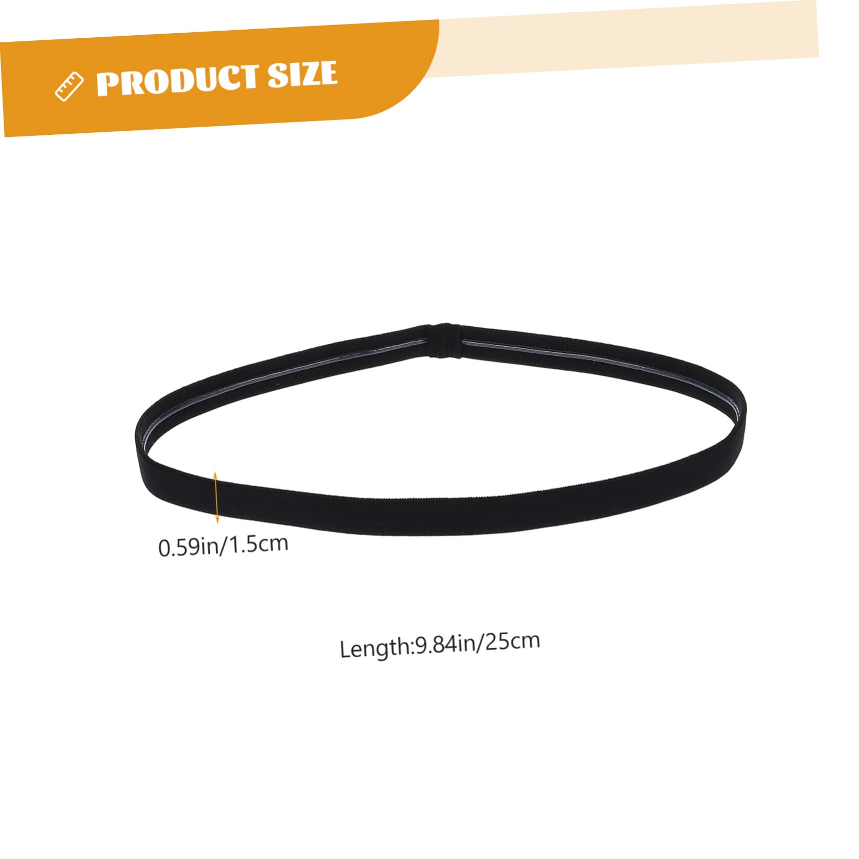 HANABASS fascia sportiva da uomo fasce per da uomo ia da calcio da ia atletica e antisudore per ia da elastica ia per nylon