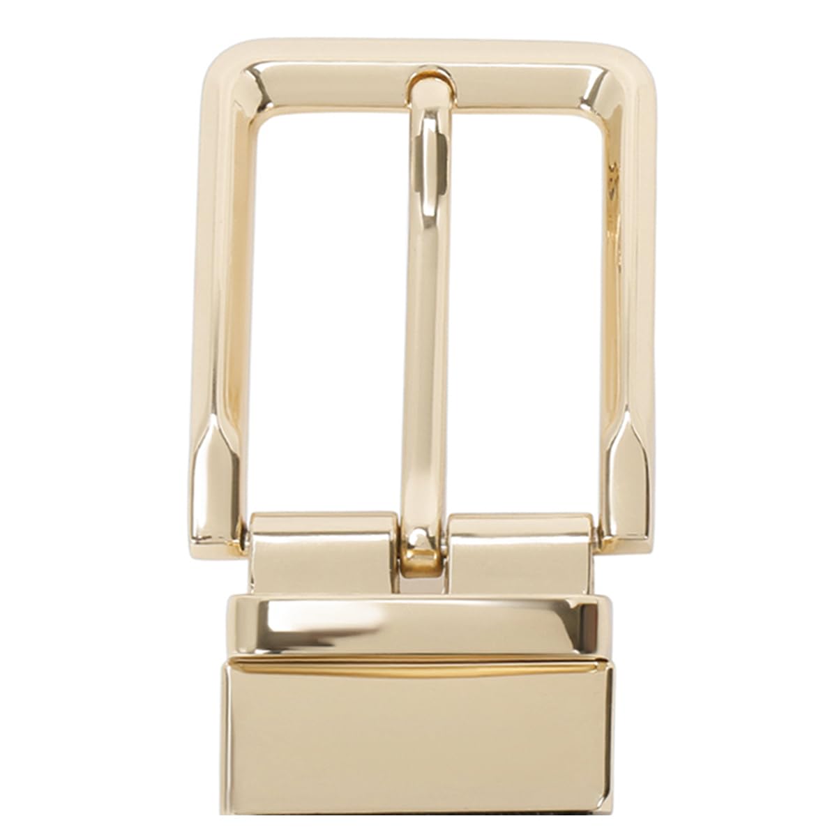 Men's Reversible Belt Buckle Only (35mm, Gold)-image-48