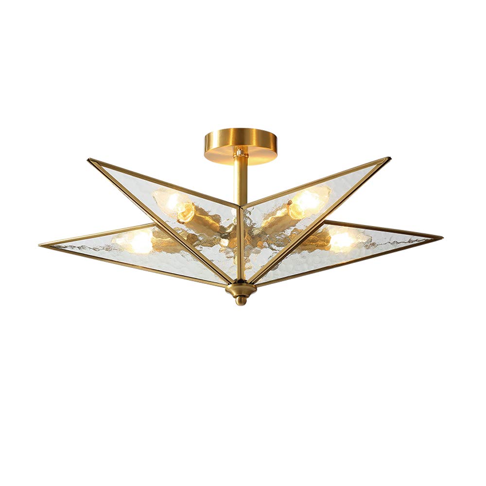 Buy Modo Lighting Copper Ceiling Lamp Gold Semi Flush Ceiling Light
