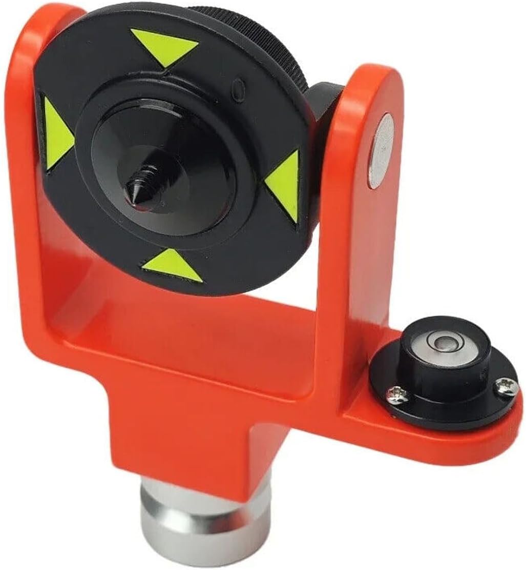 102B Mini Peanut Tilt Prism with Holder Frame Mount for Trimble for Topcon Total Station Surveying GPS, 5/8" Mounting Thread, 0mm/ -30mm Offset